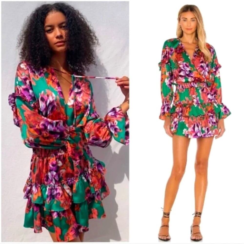 🌺 MISA Los Angeles “Amalya” Mini Dress – Size Small